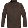 Stormtech Men's Slate Brown/Black Harbour Zip Shell