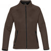 Stormtech Women's Slate Brown/Black Harbour Zip Shell