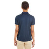 Core 365 Women's Classic Navy/Carbon Express Microstripe Performance Pique Polo