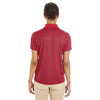 Core 365 Women's Classic Red/Carbon Express Microstripe Performance Pique Polo