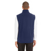 Core 365 Men's Classic Navy Cruise Two-Layer Fleece Bonded Soft Shell Vest