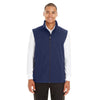 Core 365 Men's Classic Navy Cruise Two-Layer Fleece Bonded Soft Shell Vest