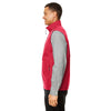 Core 365 Men's Classic Red/Carbon Techno Lite Unlined Vest