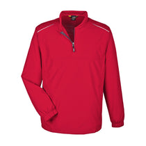 Core 365 Men's Classic Red/Carbon Techno Lite Quarter-Zip