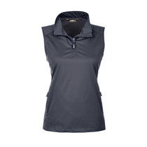 Core 365 Women's Carbon Techno Lite Three-Layer Knit Tech Quarter Zip Vest