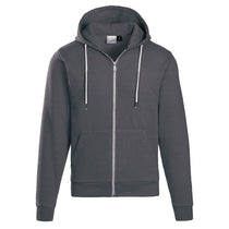 Landway Men's Heather Charcoal Parker Cotton Poly Fleece Hoodie