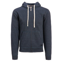 Landway Men's Heather Navy Westpoint Full Zip Cotton Sweatshirt
