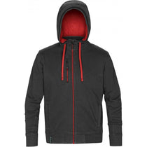 Stormtech Men's Black/Red Metro Full-Zip Hoody