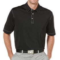 Callaway Men's Black Industrial Stitch Polo