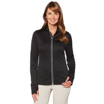 Callaway Women's Black Stretch Performance Full-Zip Jacket
