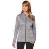 Callaway Women's Medium Grey Heather Stretch Performance Full-Zip Jacket