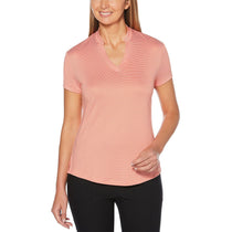 Callaway Women's Cayenne/Apricot Blush Mock Fine Line Stripe