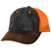 Outdoor Cap Kryptek Typhon/Neon Orange Washed Brushed Mesh Cap