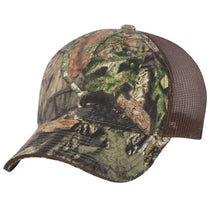 Outdoor Cap Mossy Oak Country/Brown Washed Brushed Mesh Cap