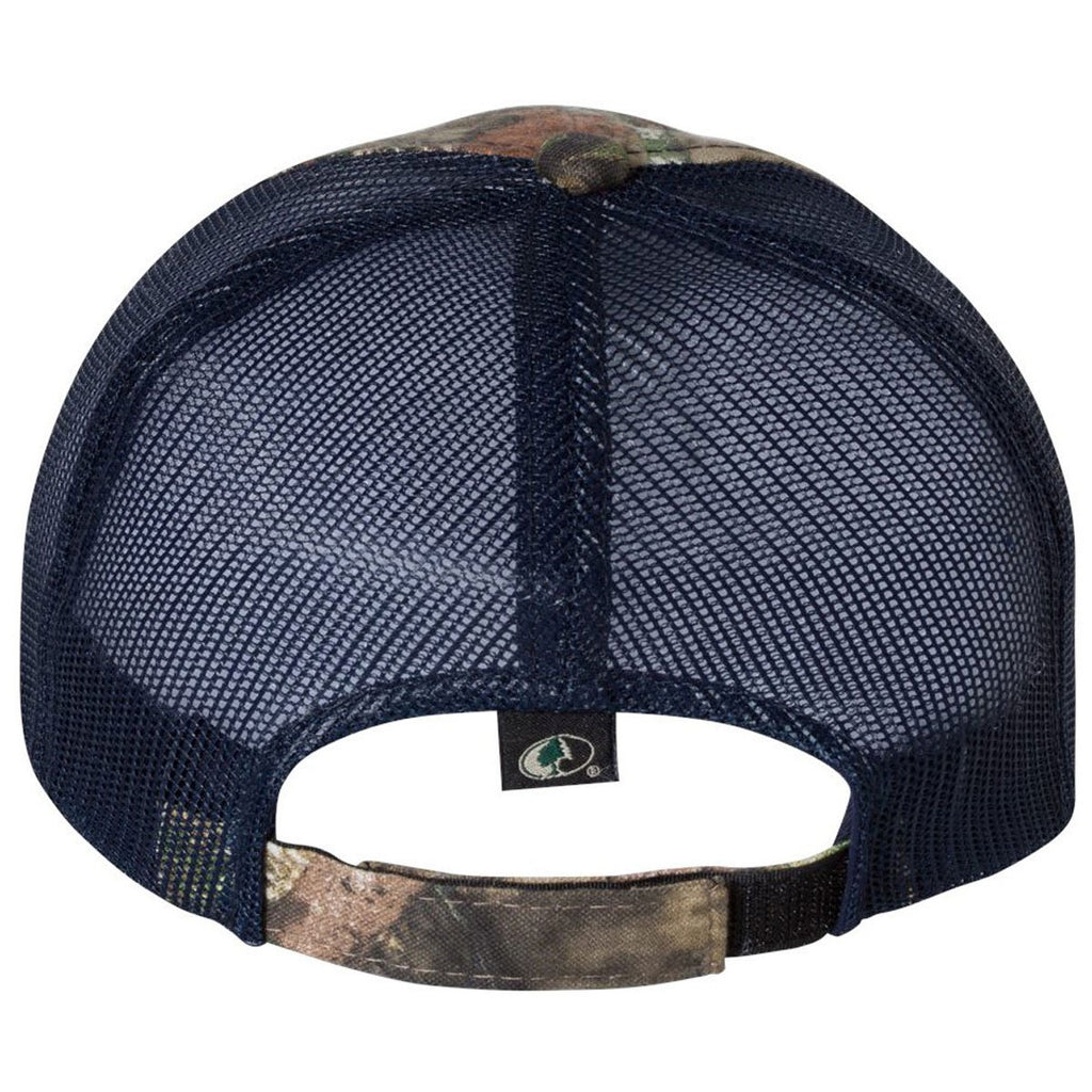 Outdoor Cap Mossy Oak Country/Navy Washed Brushed Mesh Cap