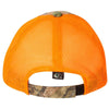 Outdoor Cap Mossy Oak Country/Neon Orange Washed Brushed Mesh Cap