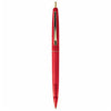 BIC Red Clear Clics Gold