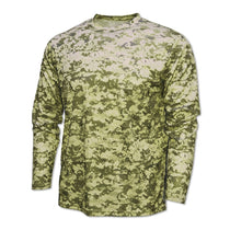BAW Men's Desert Xtreme Tek Digital Camo Long Sleeve Shirt