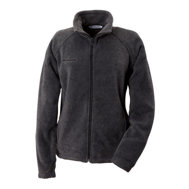 Columbia Women's Charcoal Grey Benton Springs Full-Zip Fleece