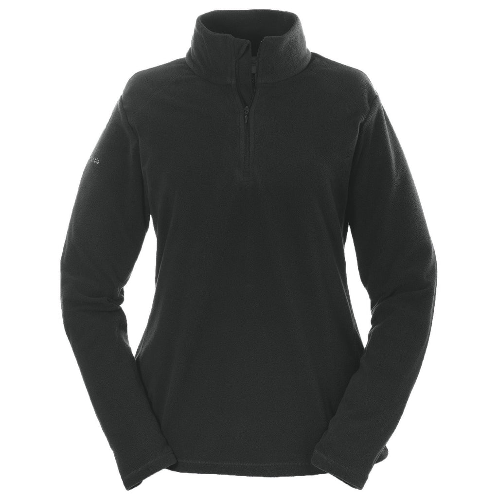 Columbia Women's Black Quarter-Zip Crescent Valley Microfleece
