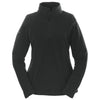 Columbia Women's Black Quarter-Zip Crescent Valley Microfleece