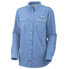 Columbia Women's White Cap Blue Bahama L/S Shirt