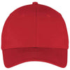 Port & Company True Red Six-Panel Twill Cap