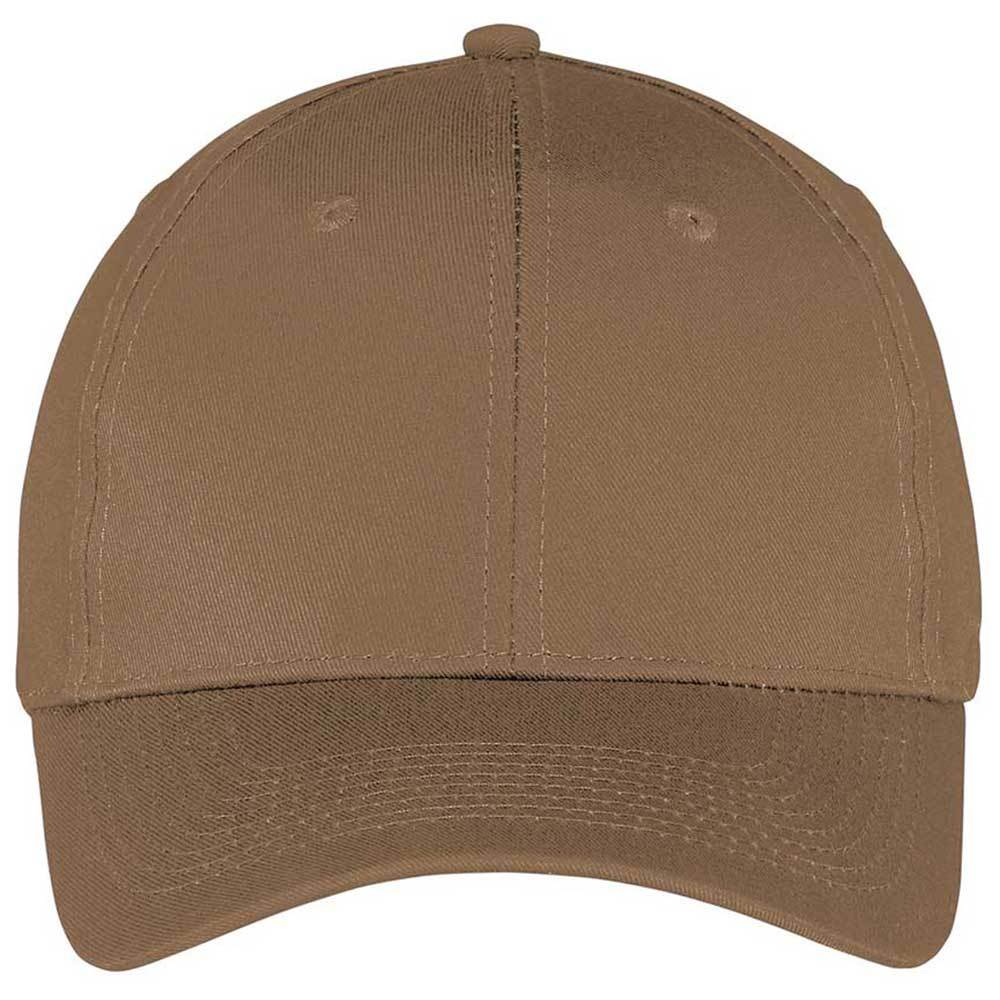 Port & Company Woodland Brown Six-Panel Twill Cap