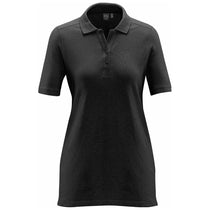 Stormtech Women's Black Omega Cotton Polo