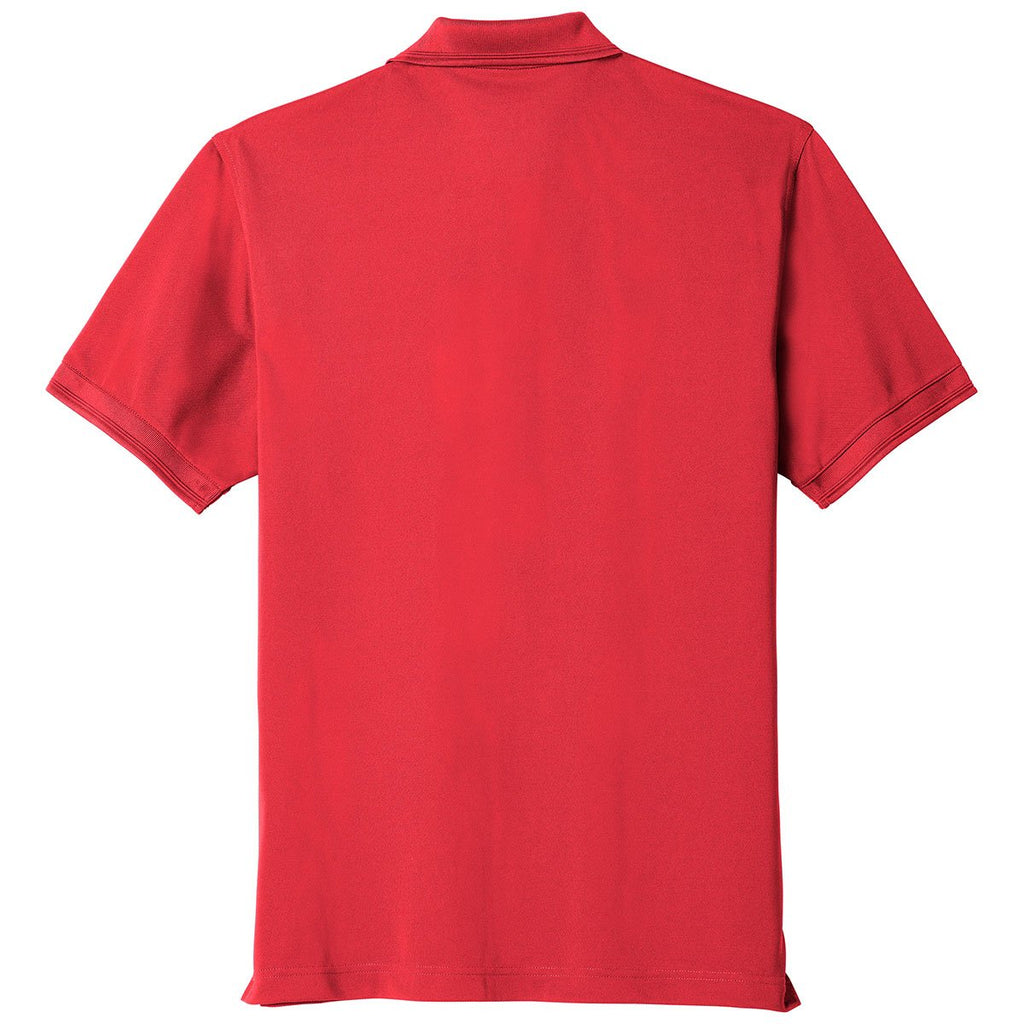 CornerStone Men's Red Industrial Snag-Proof Pique Polo