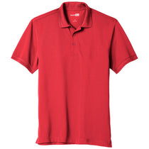 CornerStone Men's Red Industrial Snag-Proof Pique Polo