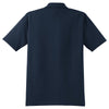 CornerStone Men's Navy Industrial Pique Polo