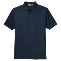 CornerStone Men's Navy Industrial Pique Polo