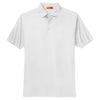 CornerStone Men's White Industrial Pique Polo