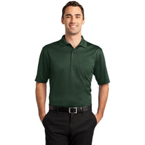 CornerStone Men's Dark Green Select Snag-Proof Pocket Polo