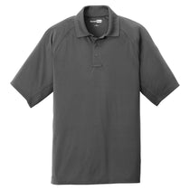 CornerStone Men's Charcoal Select Lightweight Snag-Proof Tactical Polo