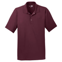 CornerStone Men's Maroon Micropique Gripper Polo