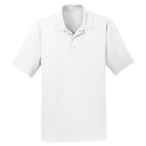 CornerStone Men's White Micropique Gripper Polo