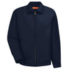 Red Kap Men's Navy Slash Pocket Jacket