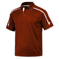 BAW Men's Orange/White Infinity Cool-Tek Polo