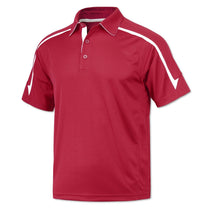 BAW Men's Red/White Infinity Cool-Tek Polo