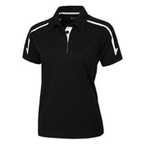 BAW Women's Black/White Infinity Cool-Tek Polo