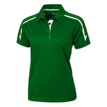BAW Women's Kelly/White Infinity Cool-Tek Polo