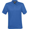 Stormtech Men's Azure Blue Oasis Liquid Cotton Polo