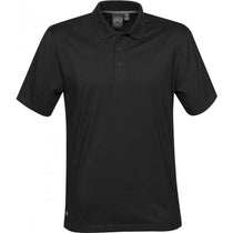Stormtech Men's Black Oasis Liquid Cotton Polo