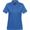 Stormtech Women's Azure Blue Oasis Liquid Cotton Polo