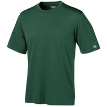 Champion Men's Dark Green Double Dry 4.1-Ounce Interlock T-Shirt