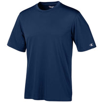 Champion Men's Navy Double Dry 4.1-Ounce Interlock T-Shirt