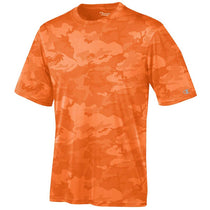 Champion Men's Safety Orange Camo Double Dry 4.1-Ounce Interlock T-Shirt