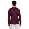 Champion Men's Double Dry Maroon L/S Performance T-Shirt
